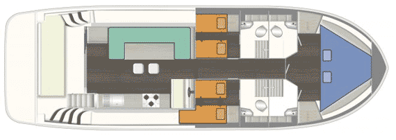 Horizon 3 - boat layout diagram