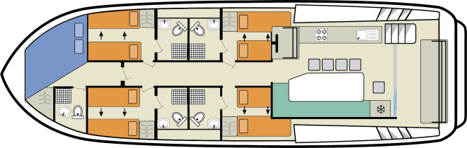 Horizon 5 - boat layout diagram