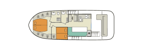 Liberty - boat layout diagram