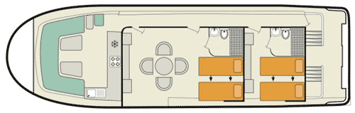 Vision2 - boat layout diagram