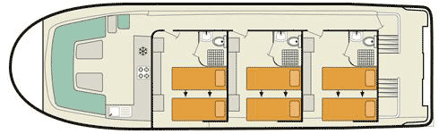 Vision3 - boat layout diagram