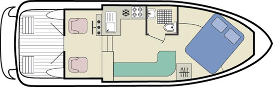 Capri TS - boat layout diagram