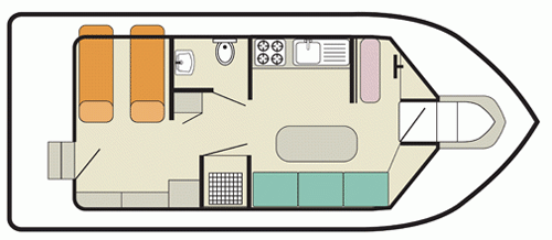 Cirrus-A - boat layout diagram