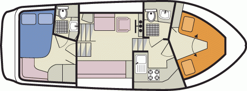 Consul - boat layout diagram