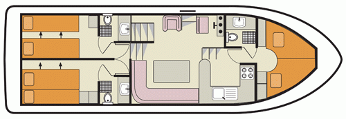 Crusader - boat layout diagram