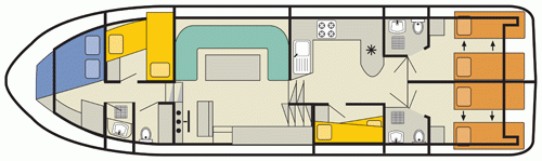 Grand Classique - boat layout diagram
