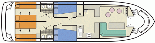 Salsa A - boat layout diagram