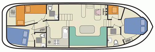 Shannon Star - boat layout diagram