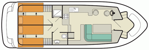 Tango - boat layout diagram